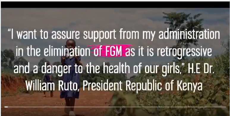 Presidential Statement on support against FGM