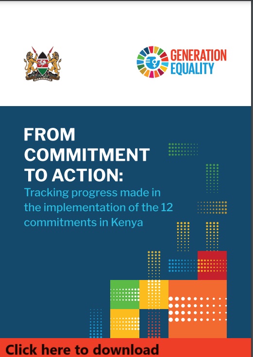 12 Commitments by Kenyan Government on tracking progress 